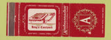 Matchbook Cover - Ambassador Resort Motor Hotel Minneapolis MN WEAR