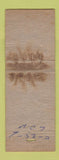 Matchbook Cover - English Lumber English IN pinup WORN
