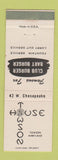 Matchbook Cover - Town House Restaurant Towson MD