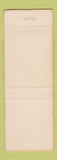 Matchbook Cover - Grove St TV and Records music lps Christmas
