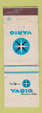 Matchbook Cover - Varis Brazilian Airlines WEAR