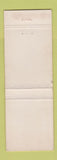 Matchbook Cover - Trail Inn and Motel Wapiti WY WEAR