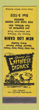 Matchbook Cover - New Log Cabin Chinese Restaurant Fort William ON