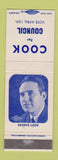 Matchbook Cover - George Cook for Council Election