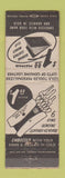 Matchbook Cover - Worth Leather Money Clip Key Case San Jose CA