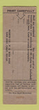 Matchbook Cover - Worth Leather Money Clip Key Case San Jose CA
