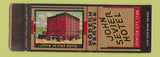 Matchbook Cover - John Sevier Hotel Johnson City TN WEAR