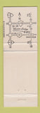 Matchbook Cover - Howard Hughes Motor Lodge Greenfield IN WEAR