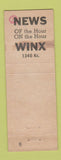 Matchbook Cover - WINX Radio Washington DC WEAR