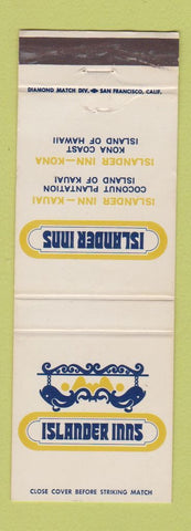 Matchbook Cover - Islander Inns Kauai Kona Hawaii