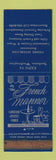 Matchbook Cover - Pierre Interlude Restaurant Spokane WA WEAR