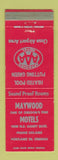 Matchbook Cover - Maywood Motels Portland OR WEAR