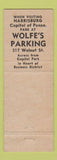 Matchbook Cover - Keystone Motel New Cumberland PA WRITING
