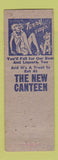 Matchbook Cover - New Canteen New Castle PA Terry Says Girlie WEAR