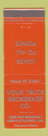 Matchbook Cover - Your Truck Brokerage North Little Rock AR