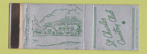 Matchbook Cover - St Charles Country Club IL