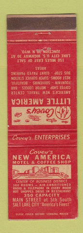 Matchbook Cover - Covey's Little America Salt Lake City UT WEAR