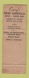 Matchbook Cover - Covey's Little America Salt Lake City UT WEAR