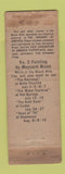 Matchbook Cover - Pageant of America Black Hills SD 1935 WEAR