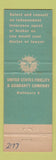 Matchbook Cover - USF&G Delaware County Insurance Jay OK