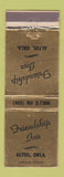Matchbook Cover - Friendship Inn Altus OK