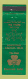 Matchbook Cover - New Shamrock Hotel Dalhart TX WEAR