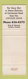 Matchbook Cover - Iroquois Casino London ON
