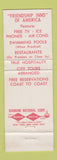 Matchbook Cover - Lincoln Hotel Courts Ruston LA