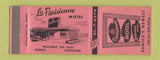 Matchbook Cover - La Parisienne Motel Eunice LA WEAR