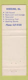 Matchbook Cover - Clayton House Arlington Denton Dallas Fort Worth TX Peoria IL