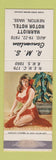 Matchbook Cover - RMS Convention 1970 Newton MA pinup WEAR