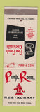 Matchbook Cover - Pump Room Restaurant Sherman Oaks CA