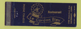Matchbook Cover - Restaurant Le Cordon Bleu Waterbury CT Full Length