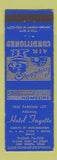 Matchbook Cover - Hotel Fayette Fort Worth TX Eskimo