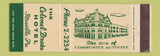 Matchbook Cover - Colonel Drake Hotel Titusville PA