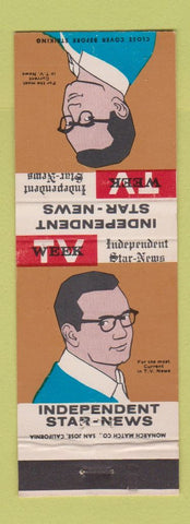 Matchbook Cover - Independent Star Newspaper San Jose?