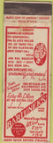 Matchbook Cover - Bartunek's Men's Clothes suits