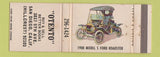 Matchbook Cover - Otento Book Store San Diego CA WEAR