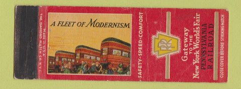 Matchbook Cover - Pennsylvania Railroad WEAR