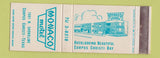 Matchbook Cover - Monaco Motel Corpus Christi TX