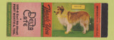 Matchbook Cover - Delta Cafe Fort Worth TX Collie