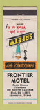 Matchbook Cover - Frontier Motel Edinburg TX