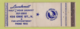 Matchbook Cover - Half Hour Laundry Laundromat WEAR
