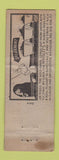 Matchbook Cover - Wrigley's Spearmint Gum  Full Length