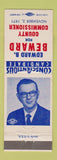 Matchbook Cover - Edward Beward County Commissioner Election 1971 WEAR