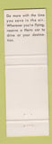 Matchbook Cover - TWA Airlines Hertz Car Rentals