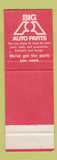 Matchbook Cover - Big A Auto Parts Palatka FL
