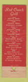 Matchbook Cover - Red Coach Grill Boston Saugus Wayland Hingham MA