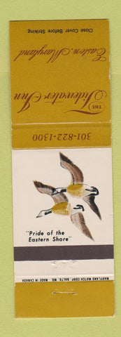 Matchbook Cover - Tidewater Inn Easton MD