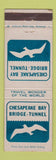 Matchbook Cover - Chesapeake Bay Bridge Tunnel
